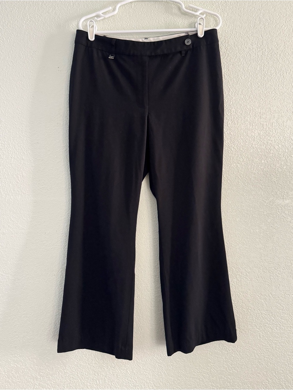 Michael Kors Pants Size 12 Straightn Leg MK Emblem Career Professional Altered